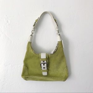 AUTHENTIC Coach suede mini shoulder bag